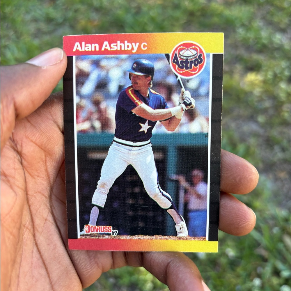 Astros Baseball Trading Card
